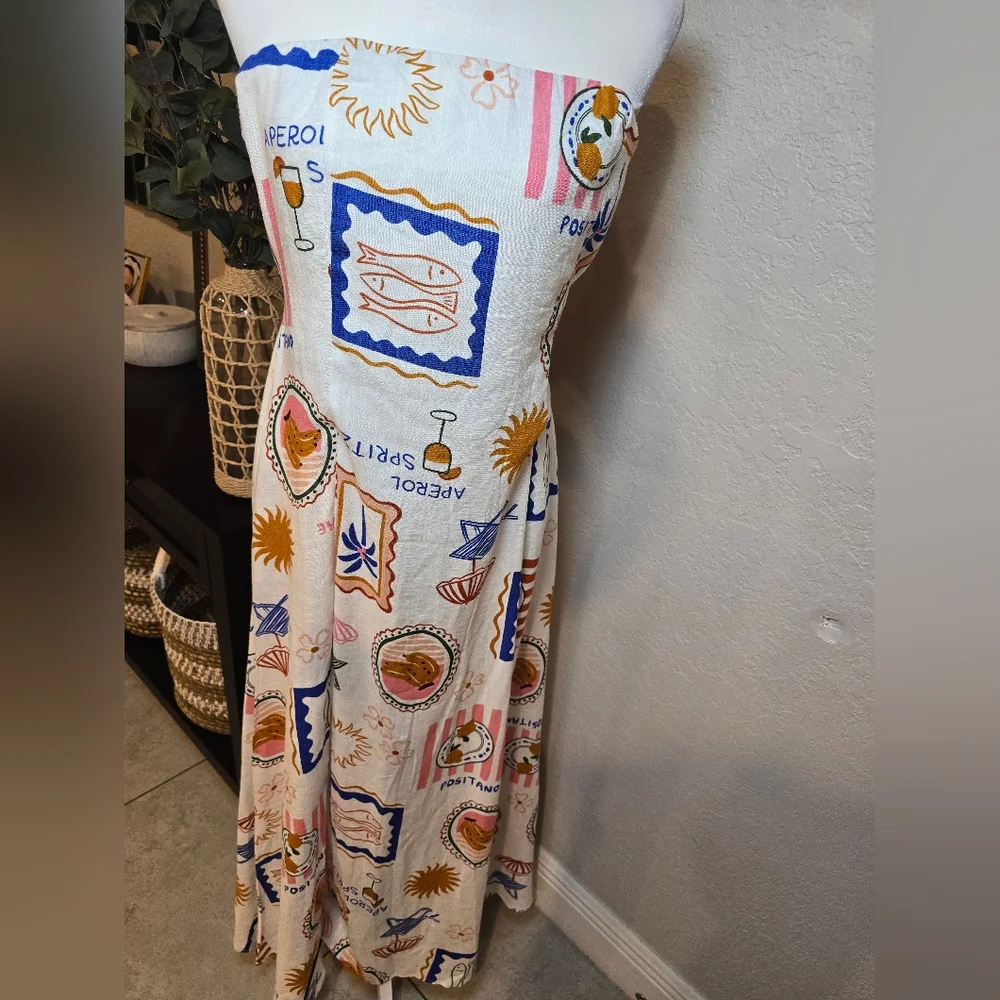 Paper Heart Australia Colorful Graphic Print Maxi Dress - Picture 2 of 9